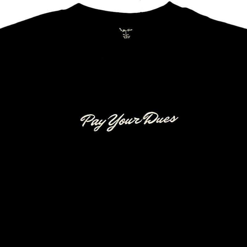 EMBROIDERED TEE - BLACK