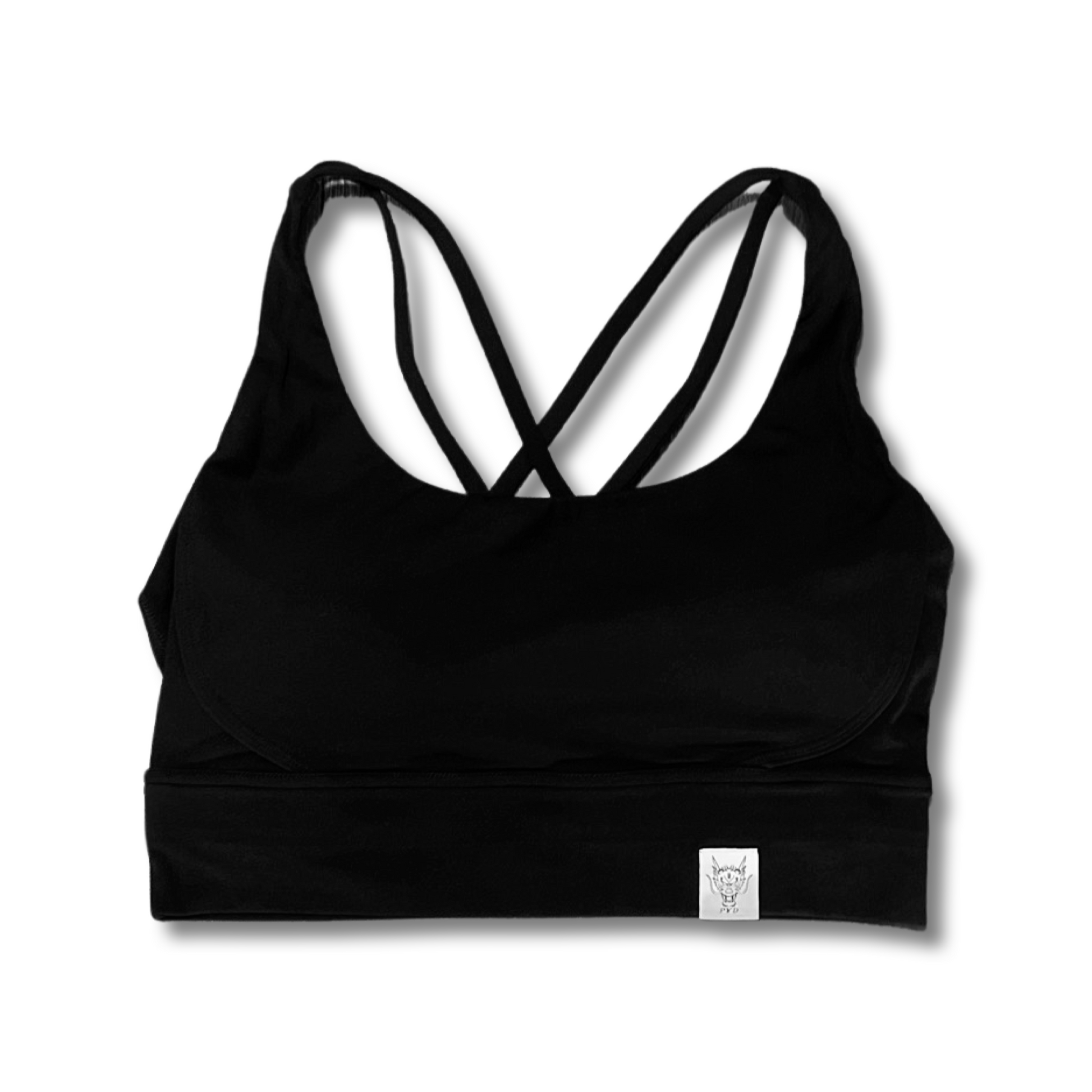 Black Criss Cross Sports Bra – PAY YOUR DUES